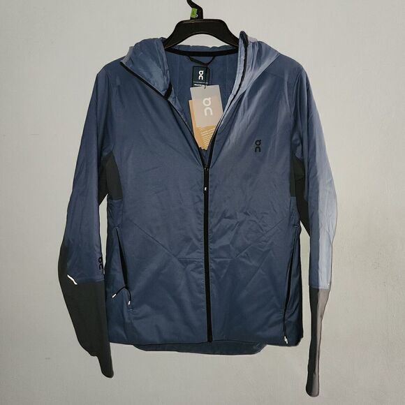 On Running Insulator Jacket Women’s XS $299 Blue New Lightweight - Picture 1 of 13